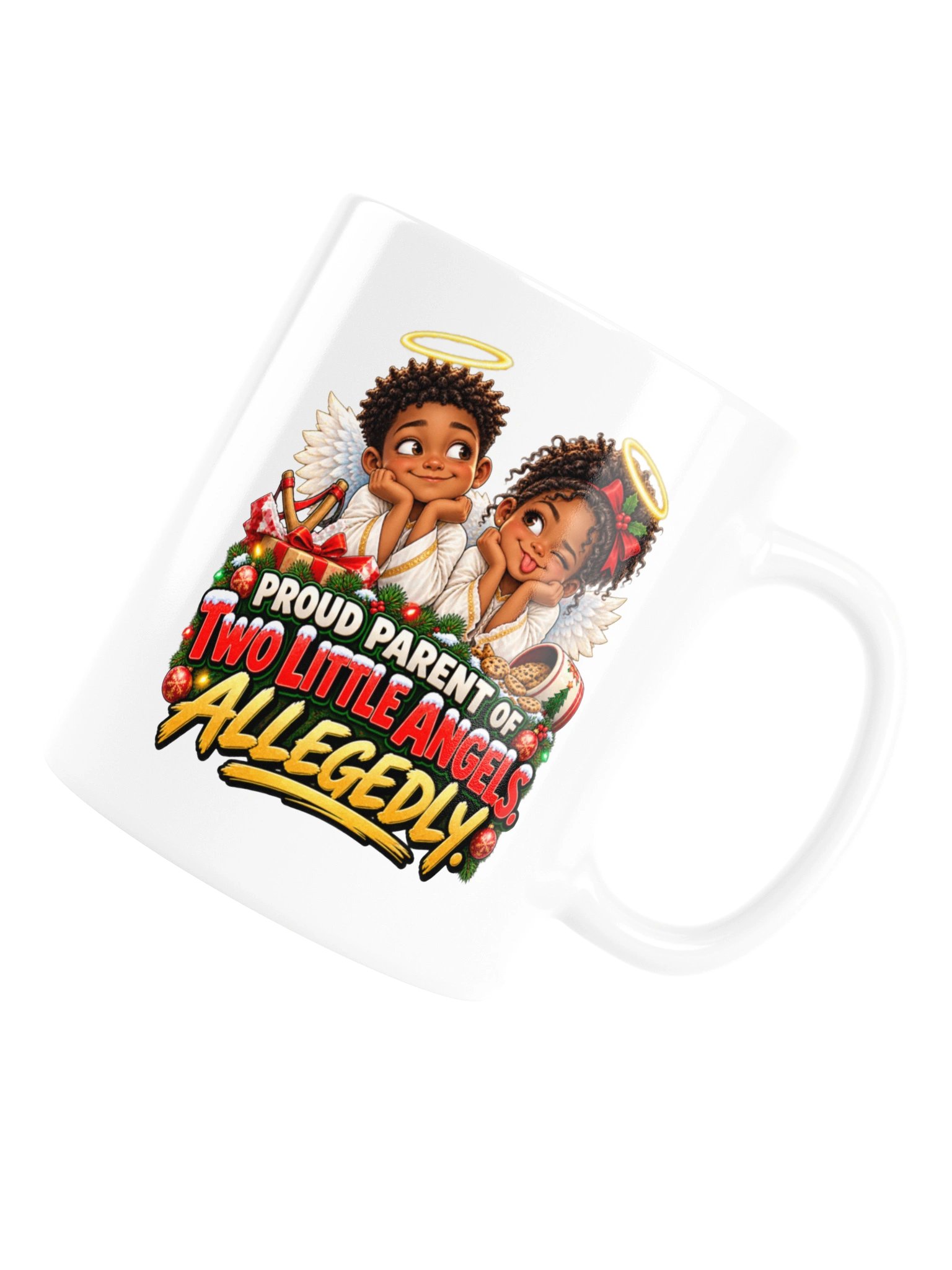 Proud Parent of Two Little Angels… Allegedly. Yeah Right! Mug product image (16)