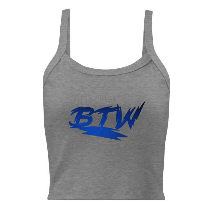 New BTW logo womens micro rib tank top product image (3)