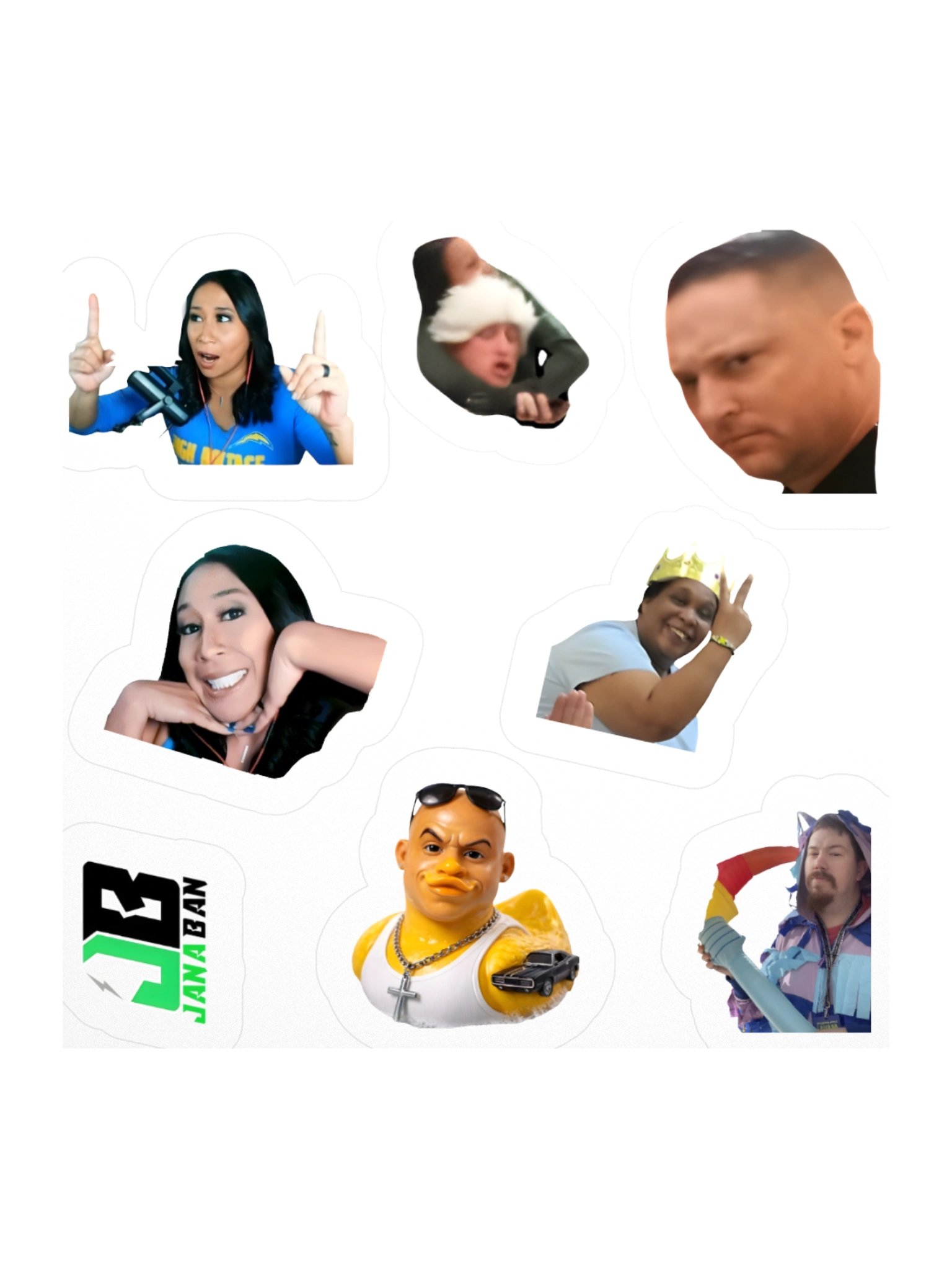 JanaBan Emote Sticker Collection product image (1)