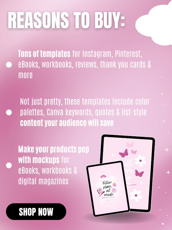 MRR/PLR Pinterest Templates for Digitals product image (7)