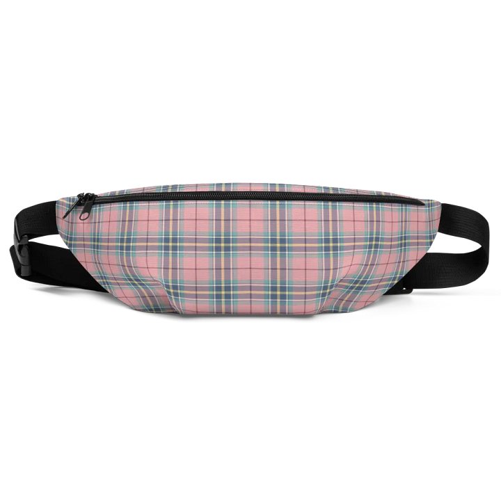 Pastel Pink, Mint Green, and Yellow Plaid Fanny Pack product image (2)
