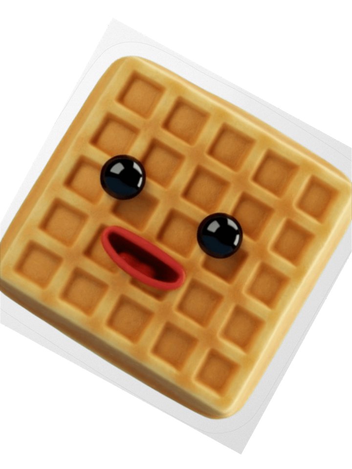 WAFFLŌN STICKER (LARGE) product image (2)