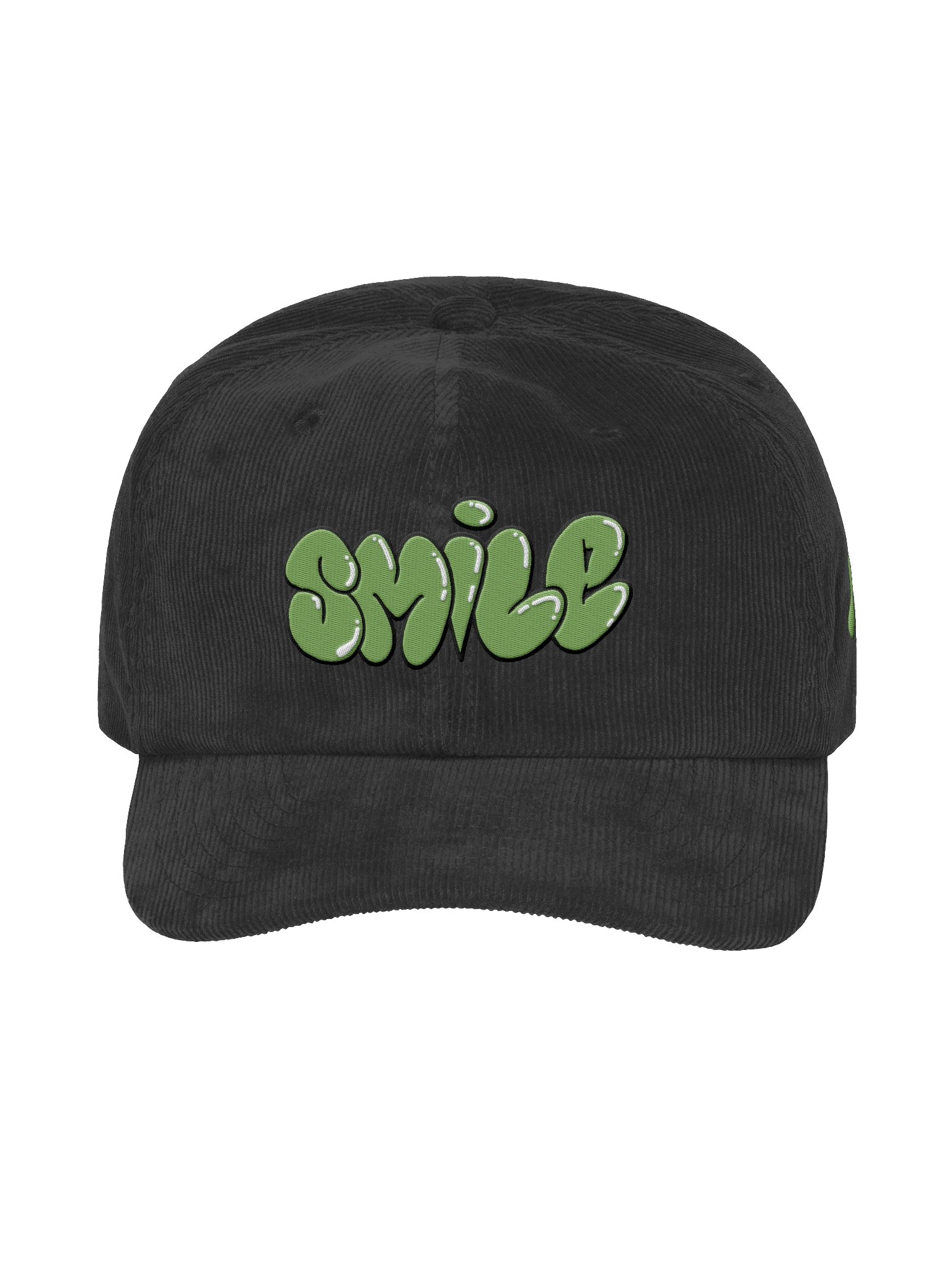 Dill's Smile Line Embroidered Corduroy Dill Pickle Cap product image (2)