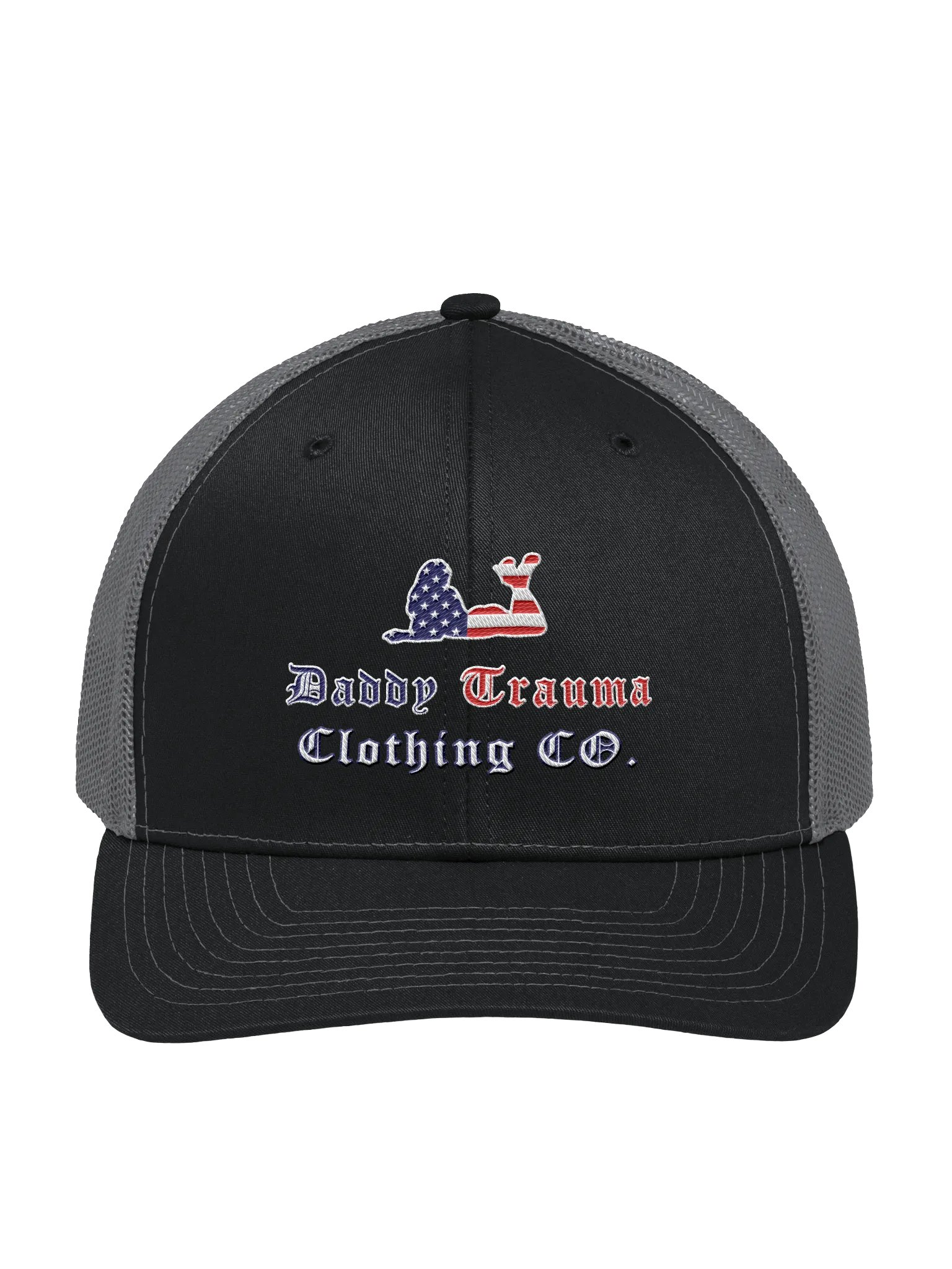 Daddy Trauma Clothing CO Flag Logo Richardson Hat product image (3)