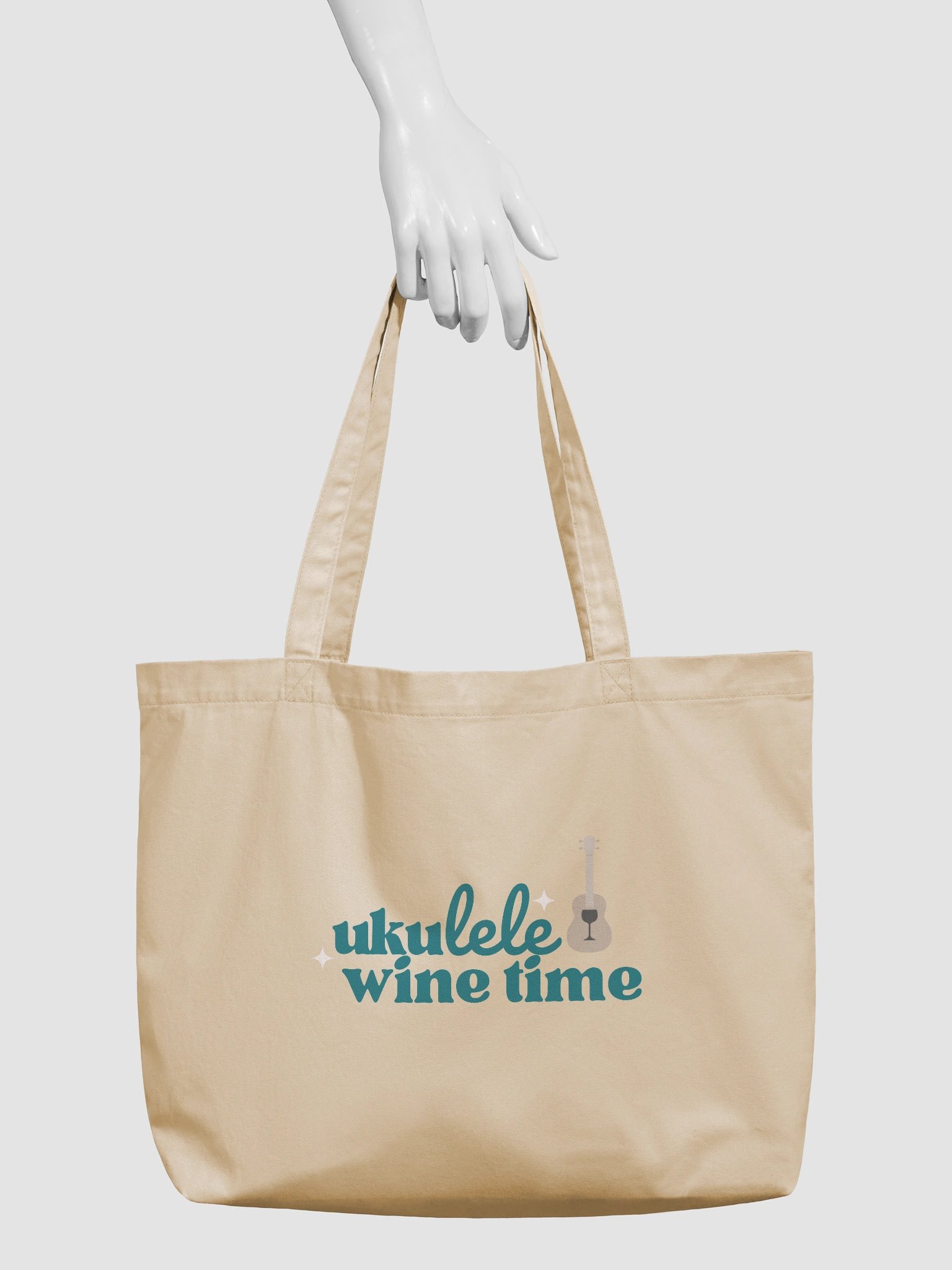 Ukulele Wine Time Tote product image (3)