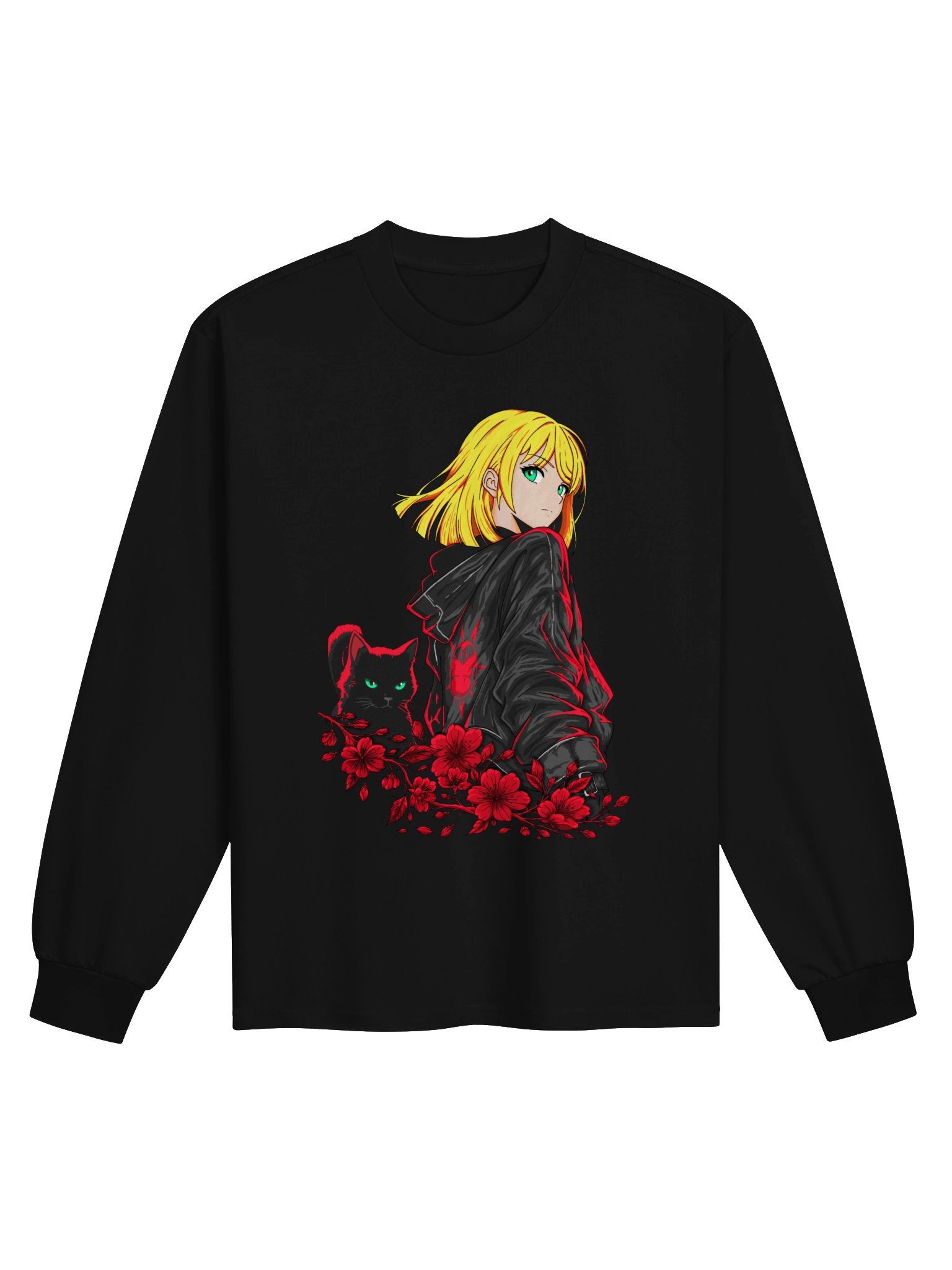 Midnight Bloom Long Sleeve T-Shirt product image (1)