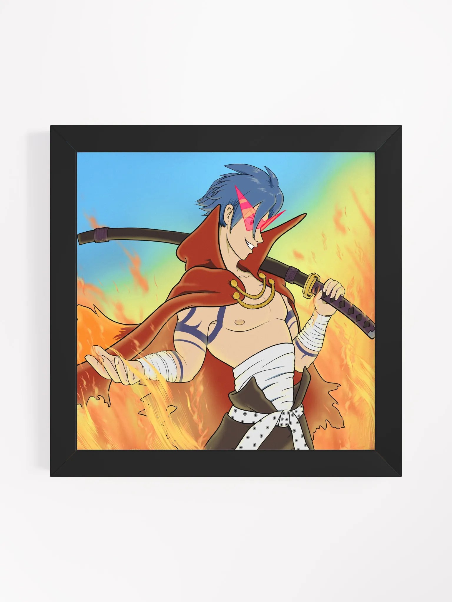 Supportive Bro Framed Print product image (3)