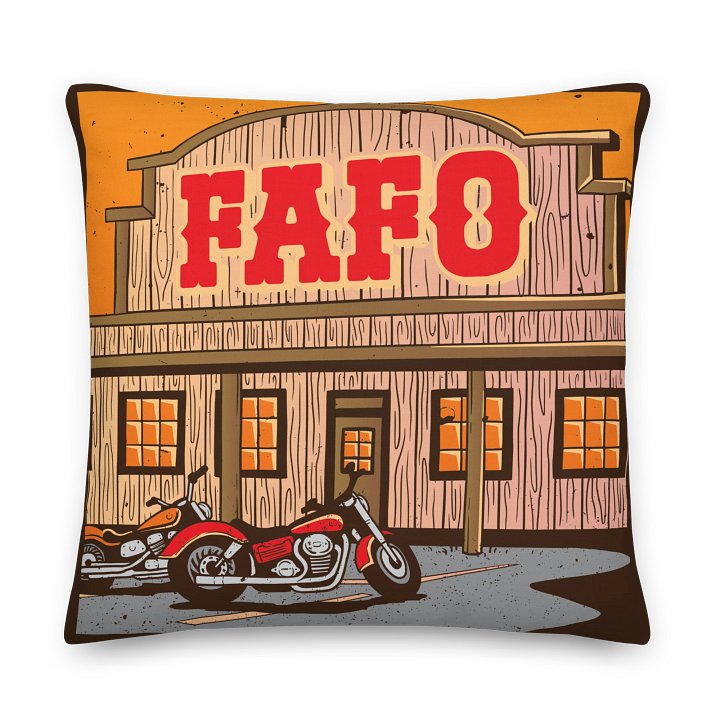 FAFO Throw Pillow product image (2)