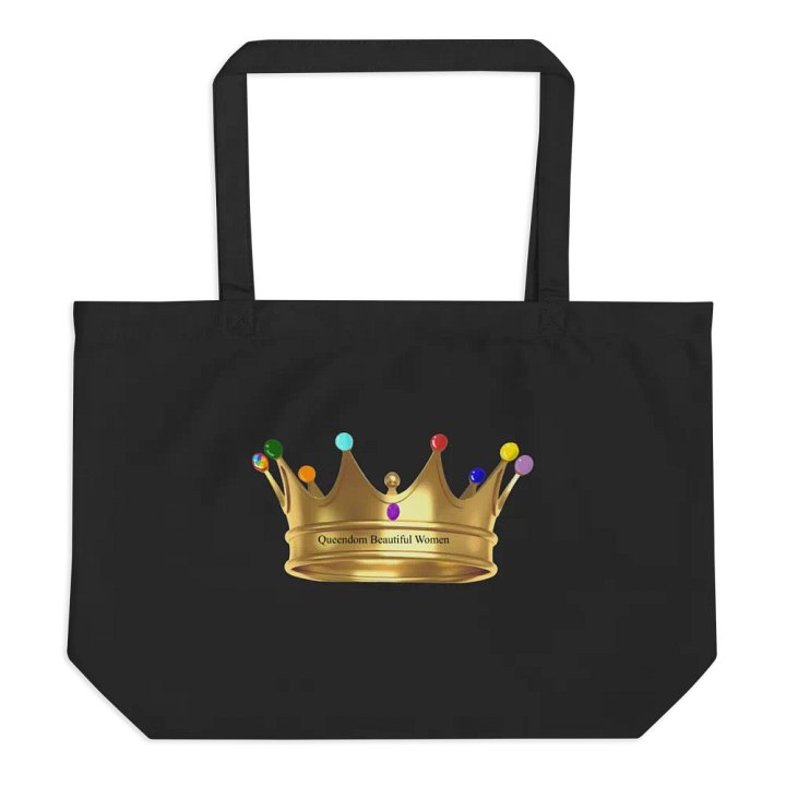 Queendom Beautiful Women Crown Tote Bag (TM) product image (1)