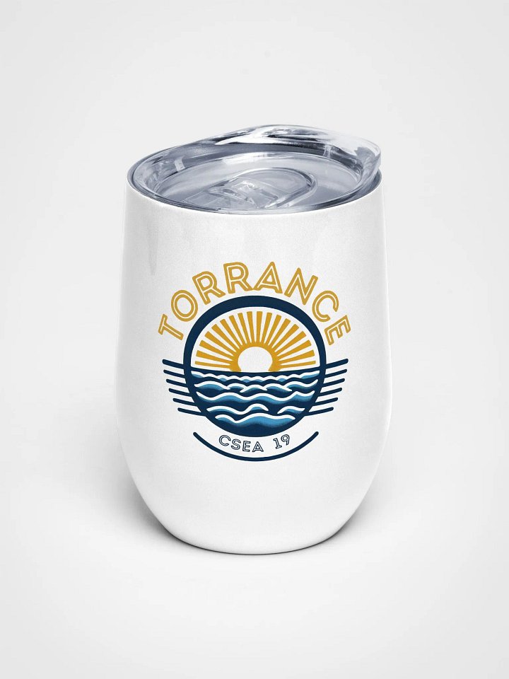 TUSD/CSEA Sun & Waves Wine Tumbler product image (2)