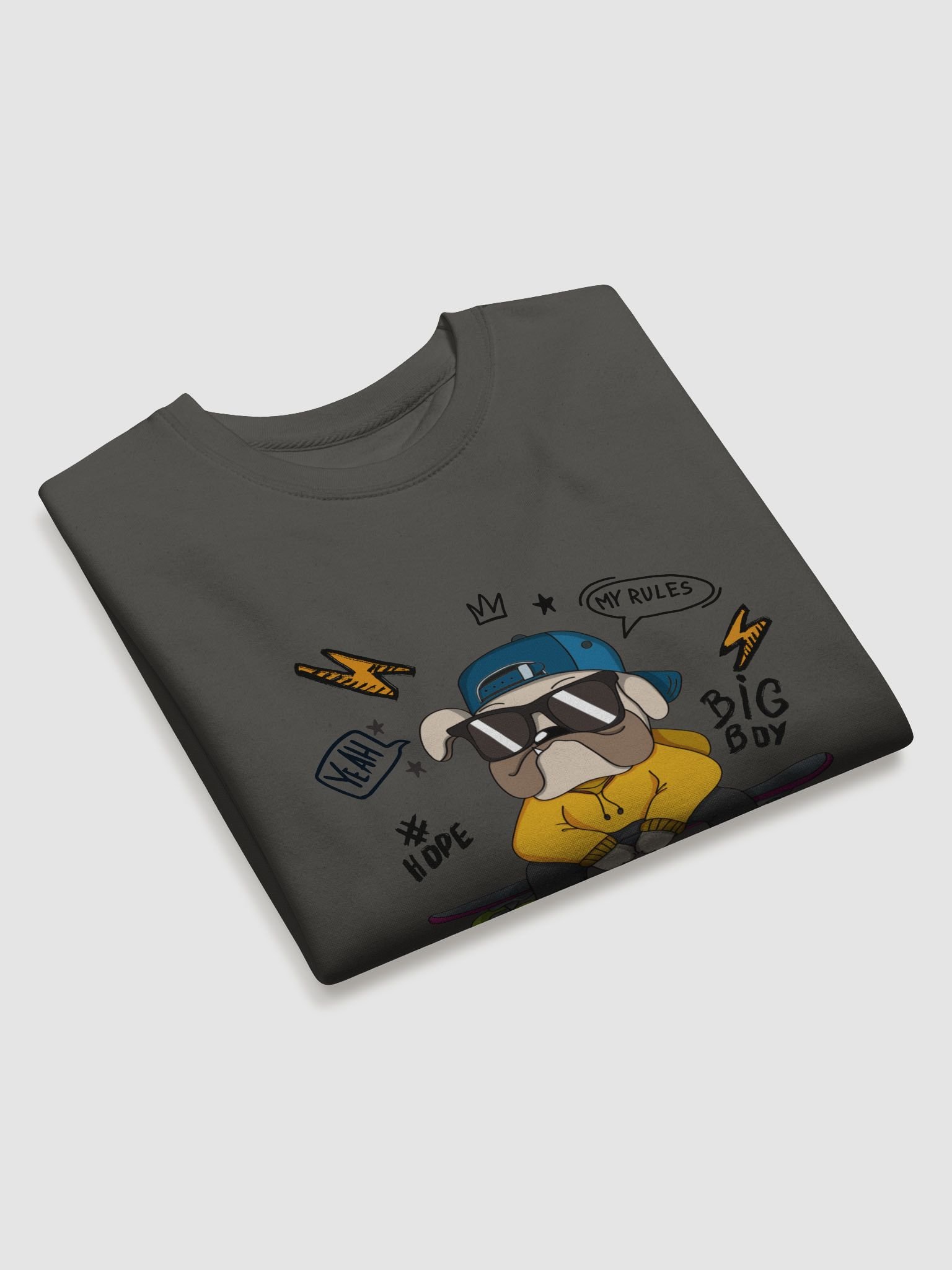 Crew Neck Sweatshirts Skater Dog Streetwear Graphic product image (4)