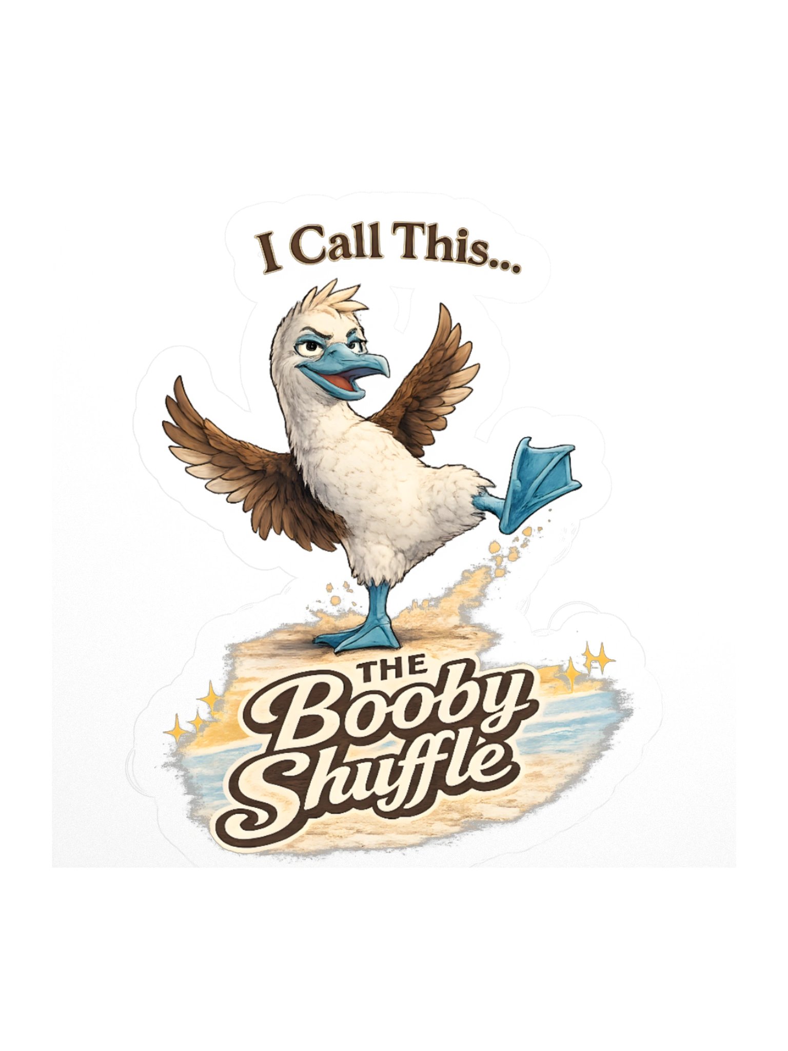 The Booby Shuffle! Sticker product image (1)