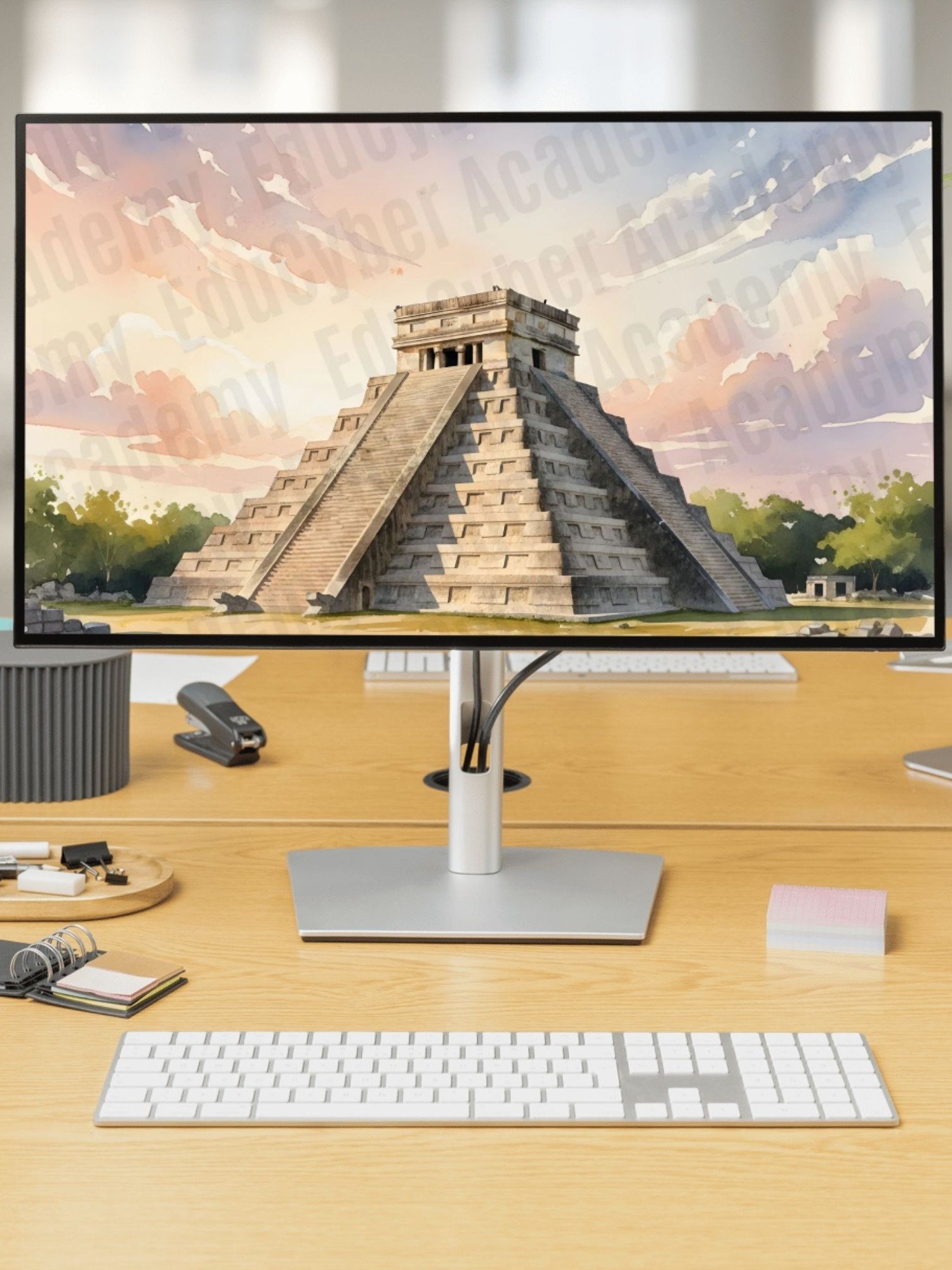 The Chichén Itzá in Yucatán, Mexico Frame TV Art, Desktop, and Laptop Wallpaper The New 7 Wonders of the World Chinenitza 4k Image product image (11)