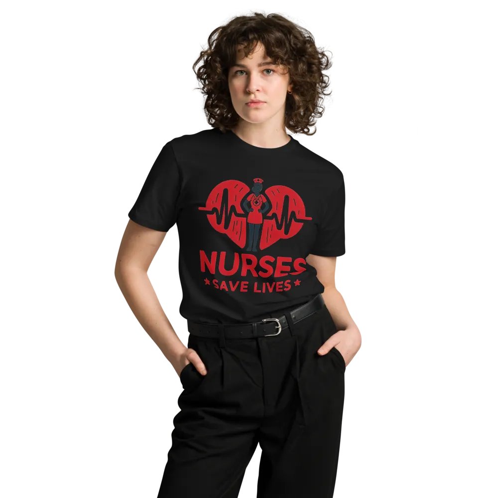 Heartbeat Hero Nurse T-Shirt product image (10)