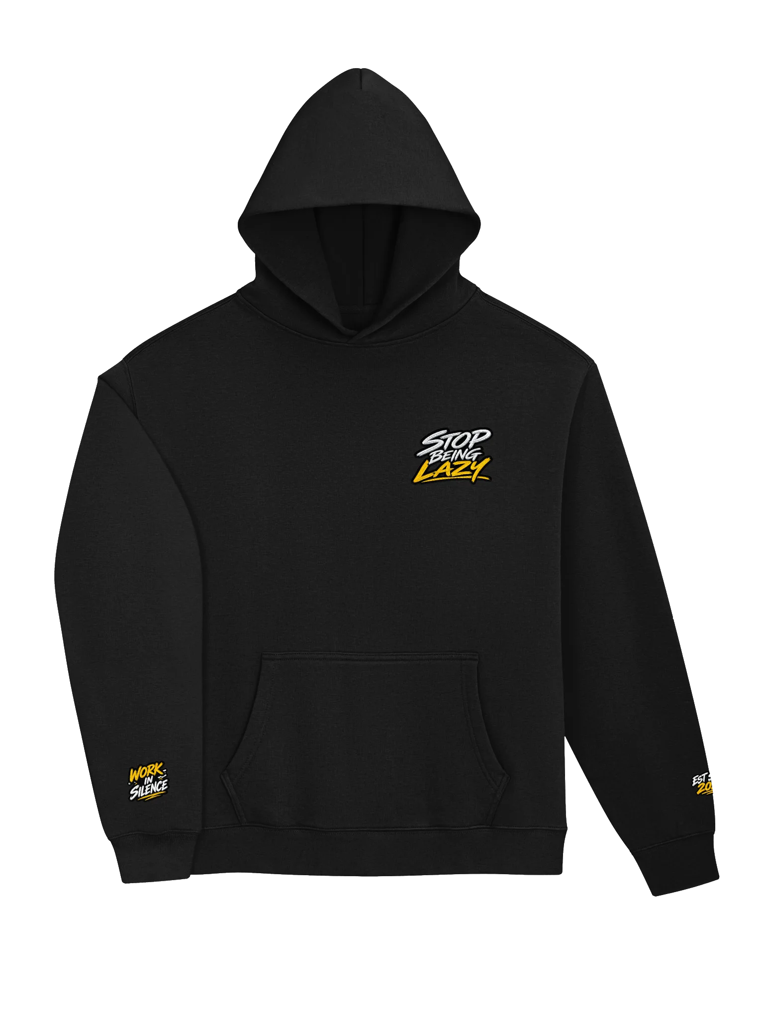 Stop Being Lazy - Embroidered Crown Hoodie product image (3)