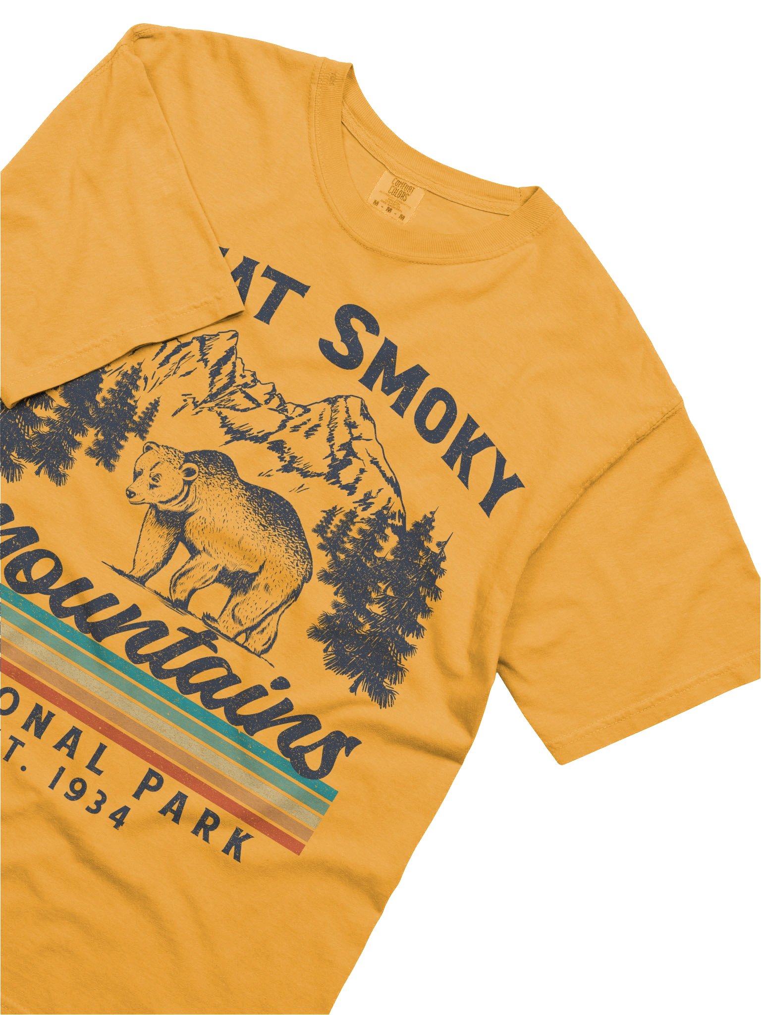 Great Smoky Mountains National Park Shirt – Vintage Bear Mountain Retro Outdoor Tee product image (5)
