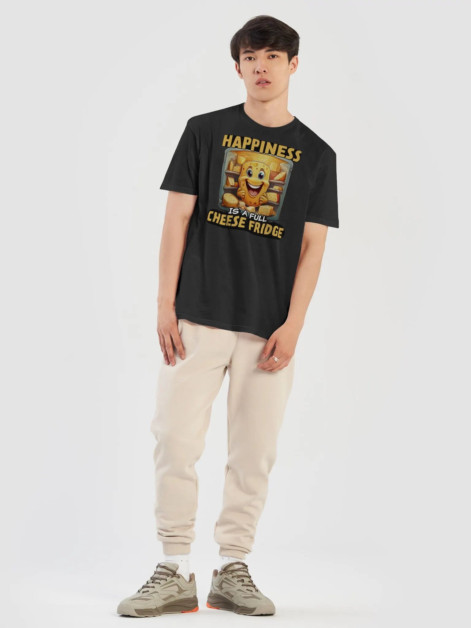 Happiness is a full Cheese Fridge T-Shirt product image (35)