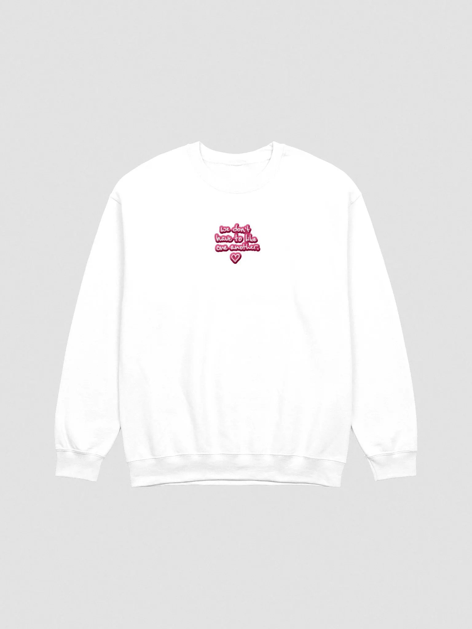 ONE ANOTHER (pink bubble design 2) embroidered crewneck product image (2)