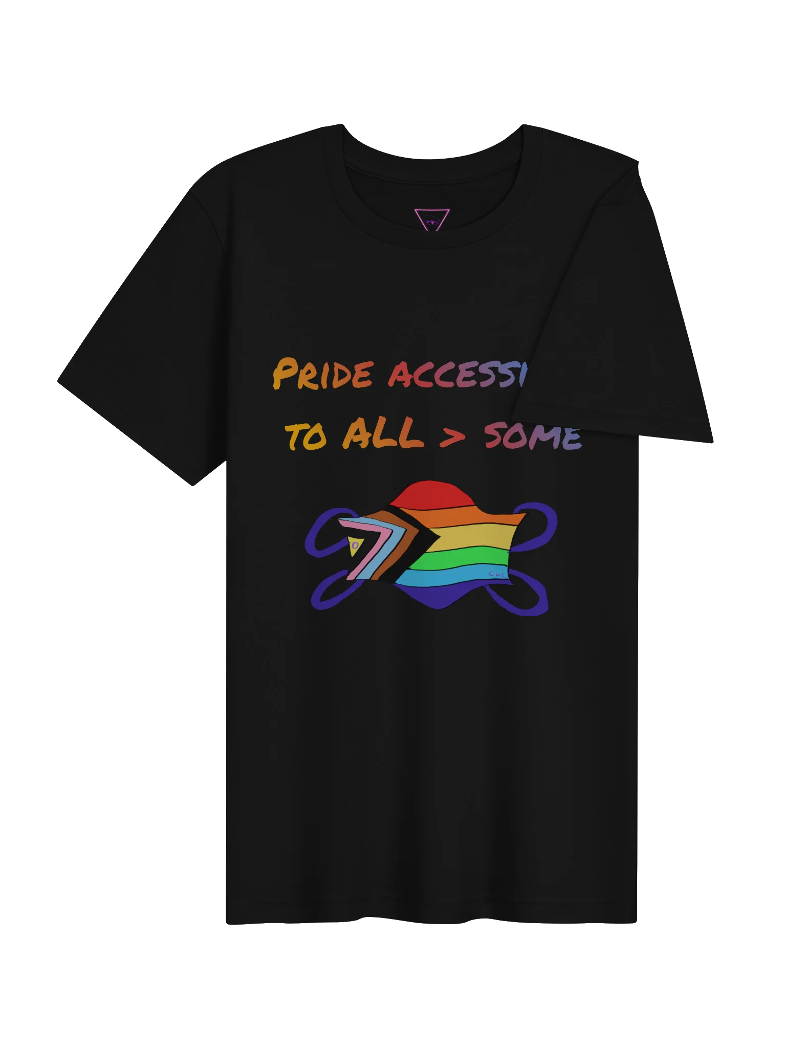 Pride Accessible to ALL>Some tee product image (4)