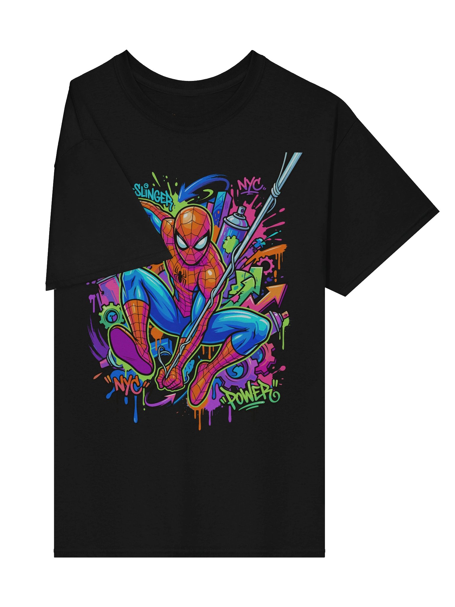 Spiderman graffiti t-shirt product image (31)
