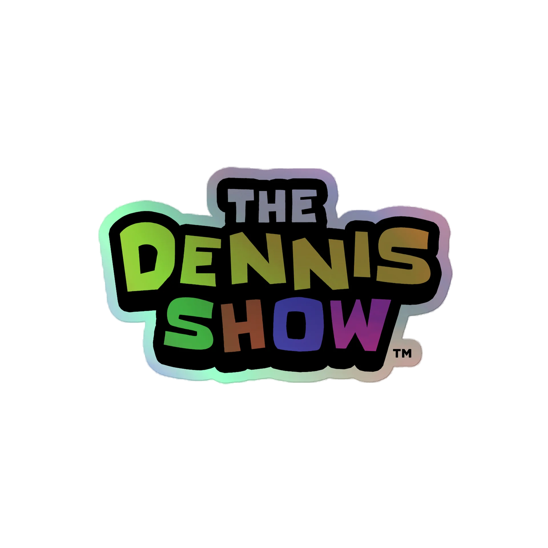 The Dennis Show Logo Holographic Sticker product image (1)