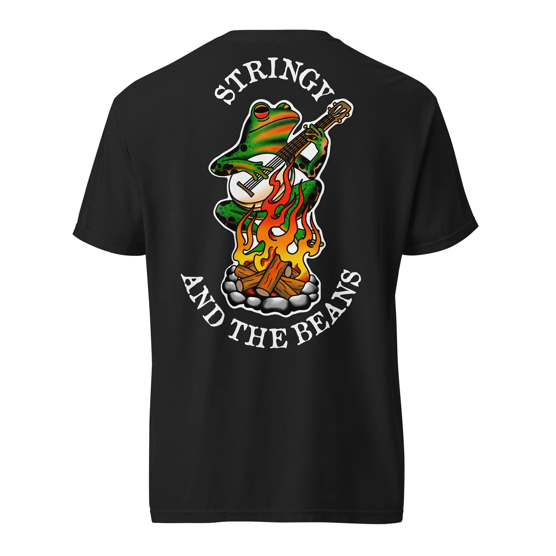 SATB Banjo Frog T-shirt Black product image (4)