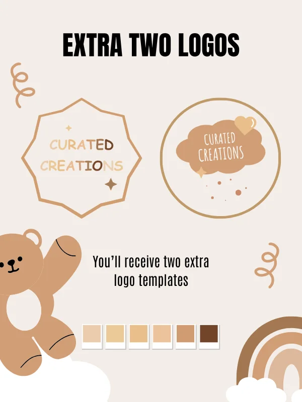 MRR/PLR Teddy Bear Logo for a Brand product image (10)