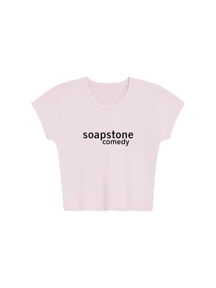 Soapstone Stretchy Ribbed Baby Tee Crop Top product image (2)