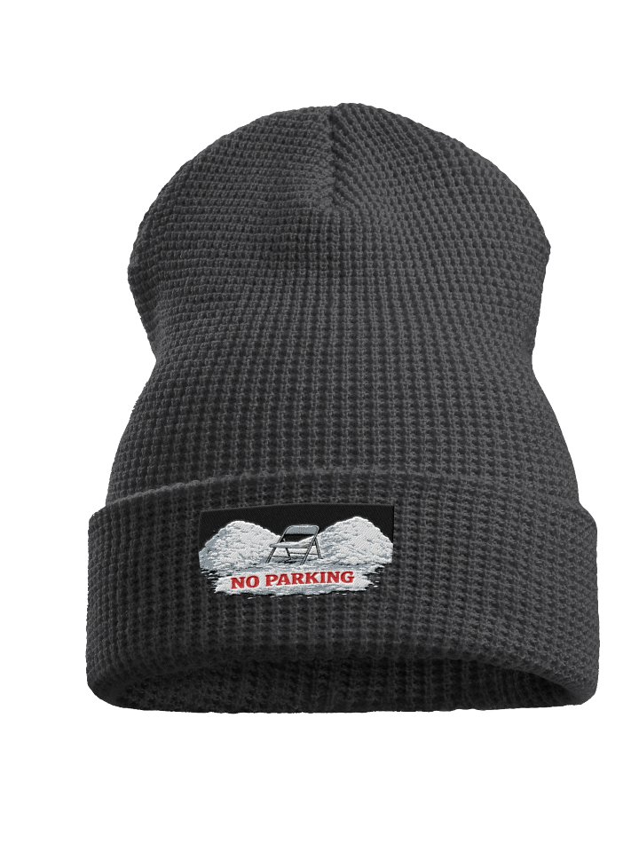 Snowbound Warning Waffle Beanie product image (1)