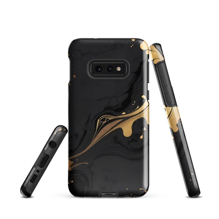 Tough Case for Samsung – Mystic Gold Flow product image (1)