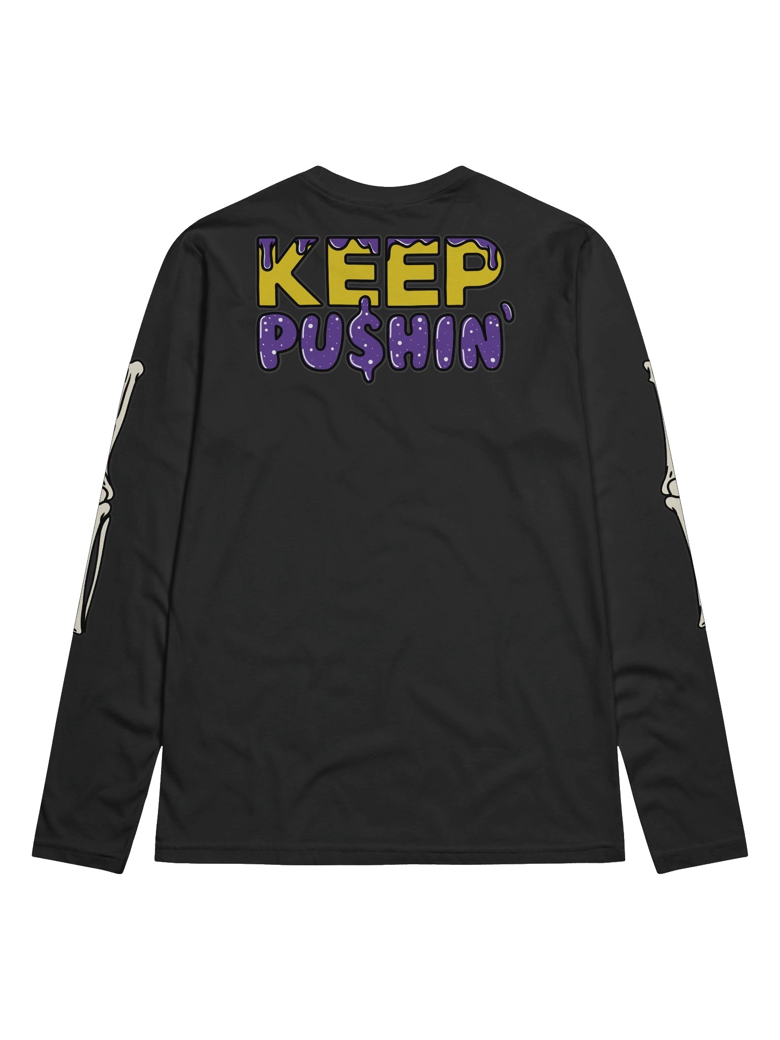 Key Pusha Skeleton Beatmaker Tee Long product image (2)