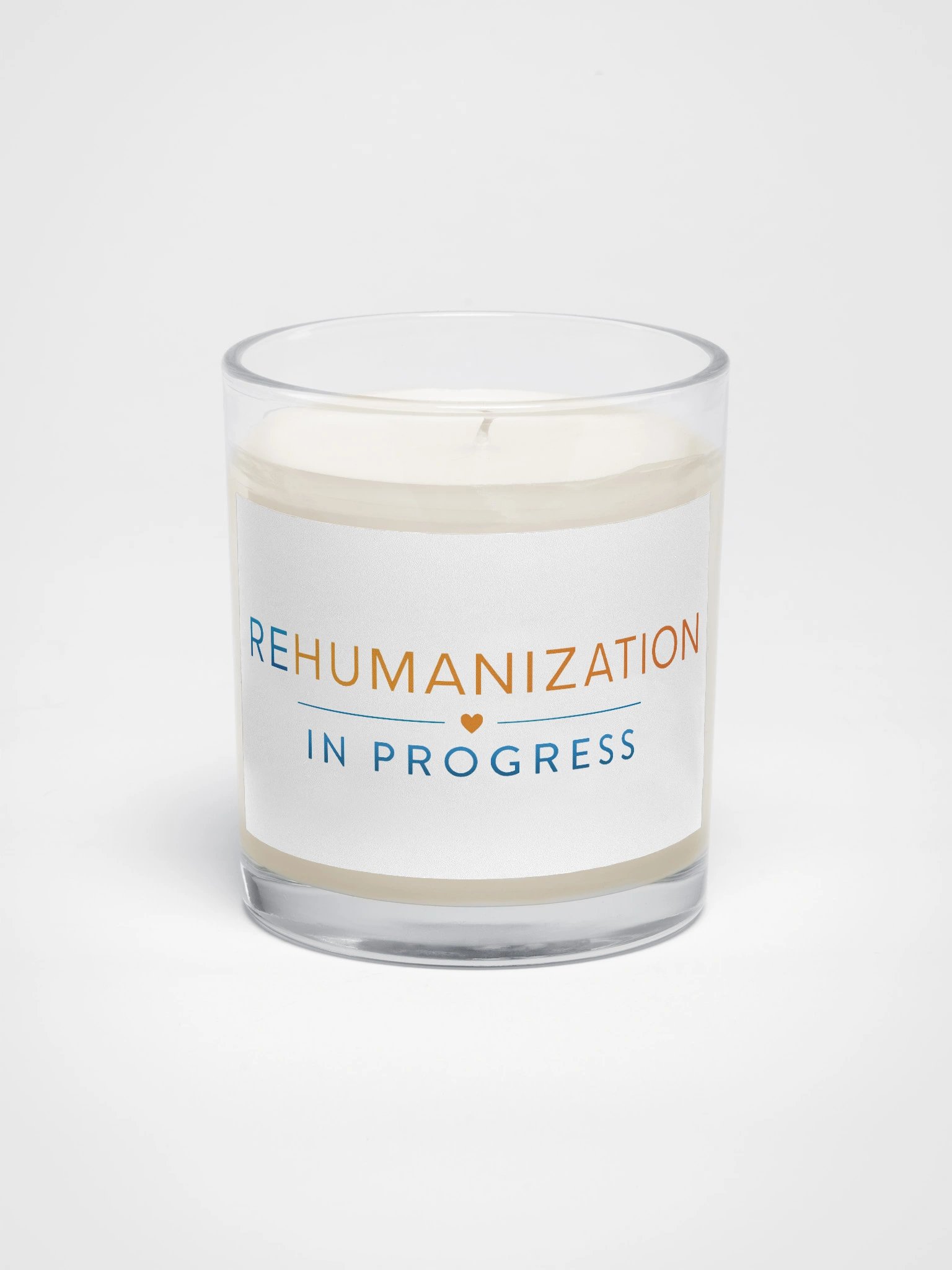 Rehumanization in Progress Meditation Candle product image (1)