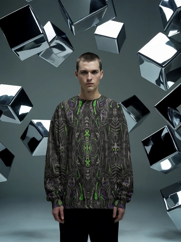 Neon Machinery – Unisex AOP Sweatshirt product image (2)