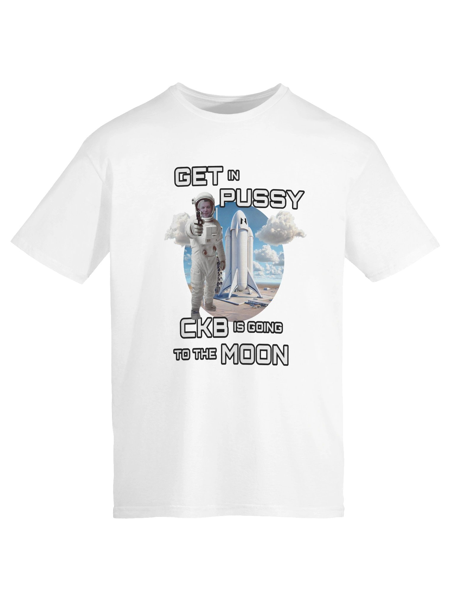 CKB is Going to the Moon T-Shirt White product image (9)