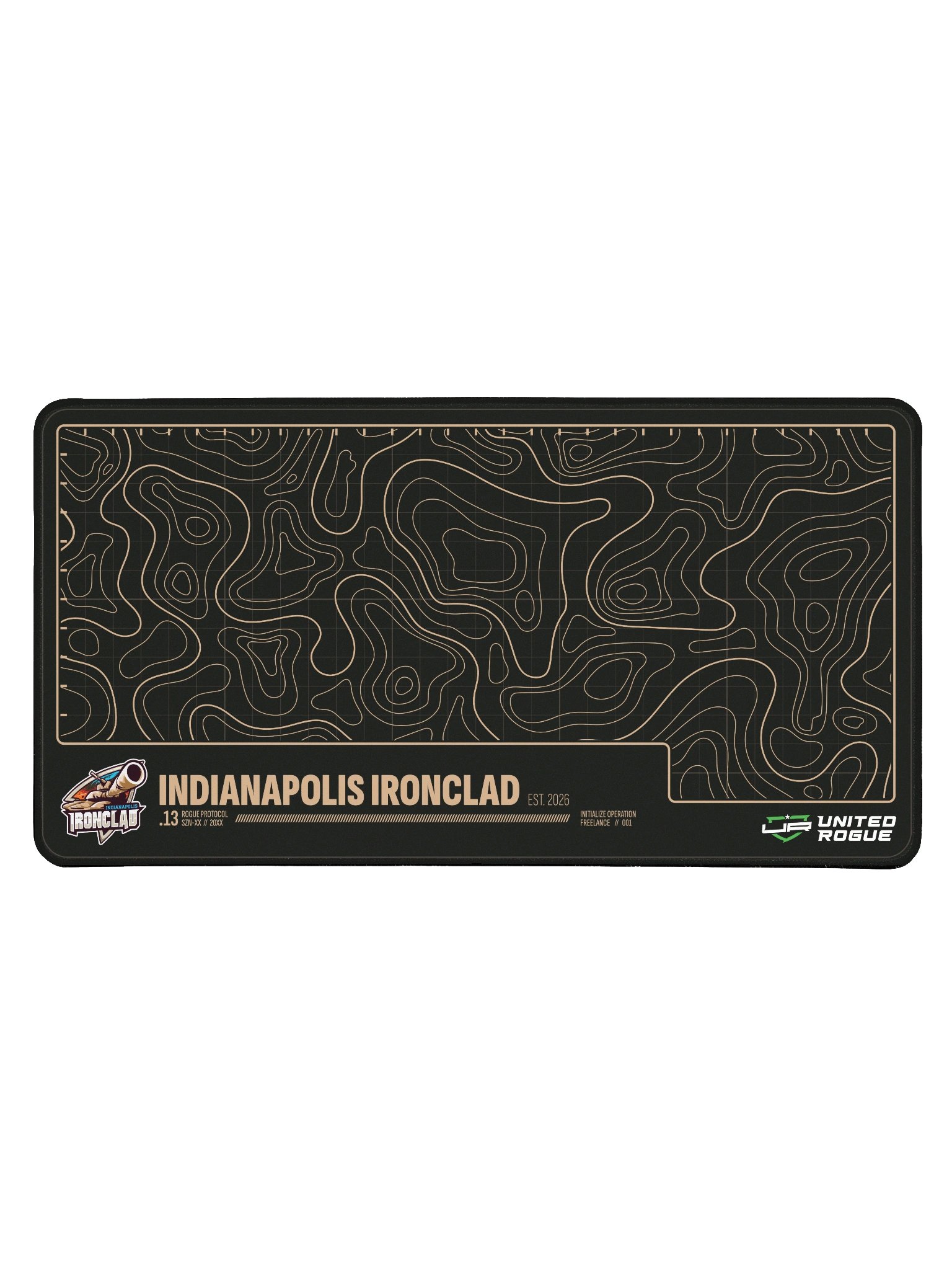 Indianapolis Ironclad Map Desk Mat product image (1)