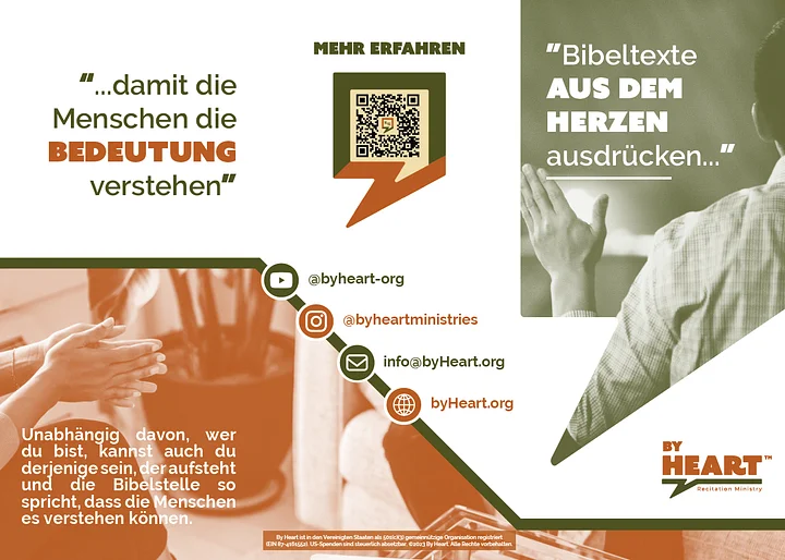 By Heart Brochure - German product image (1)