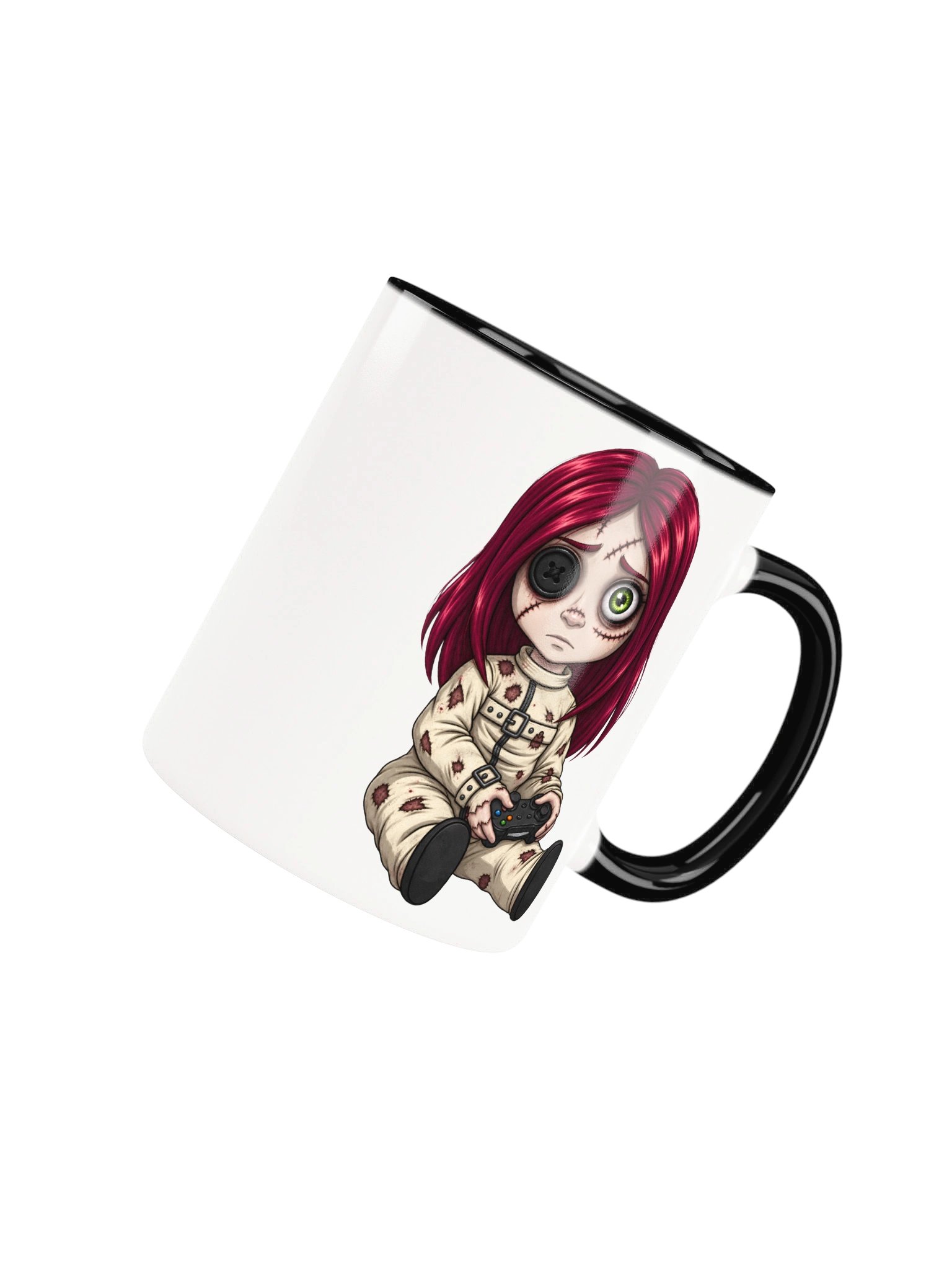 Creepy Gamer Doll – Ceramic Mug product image (73)