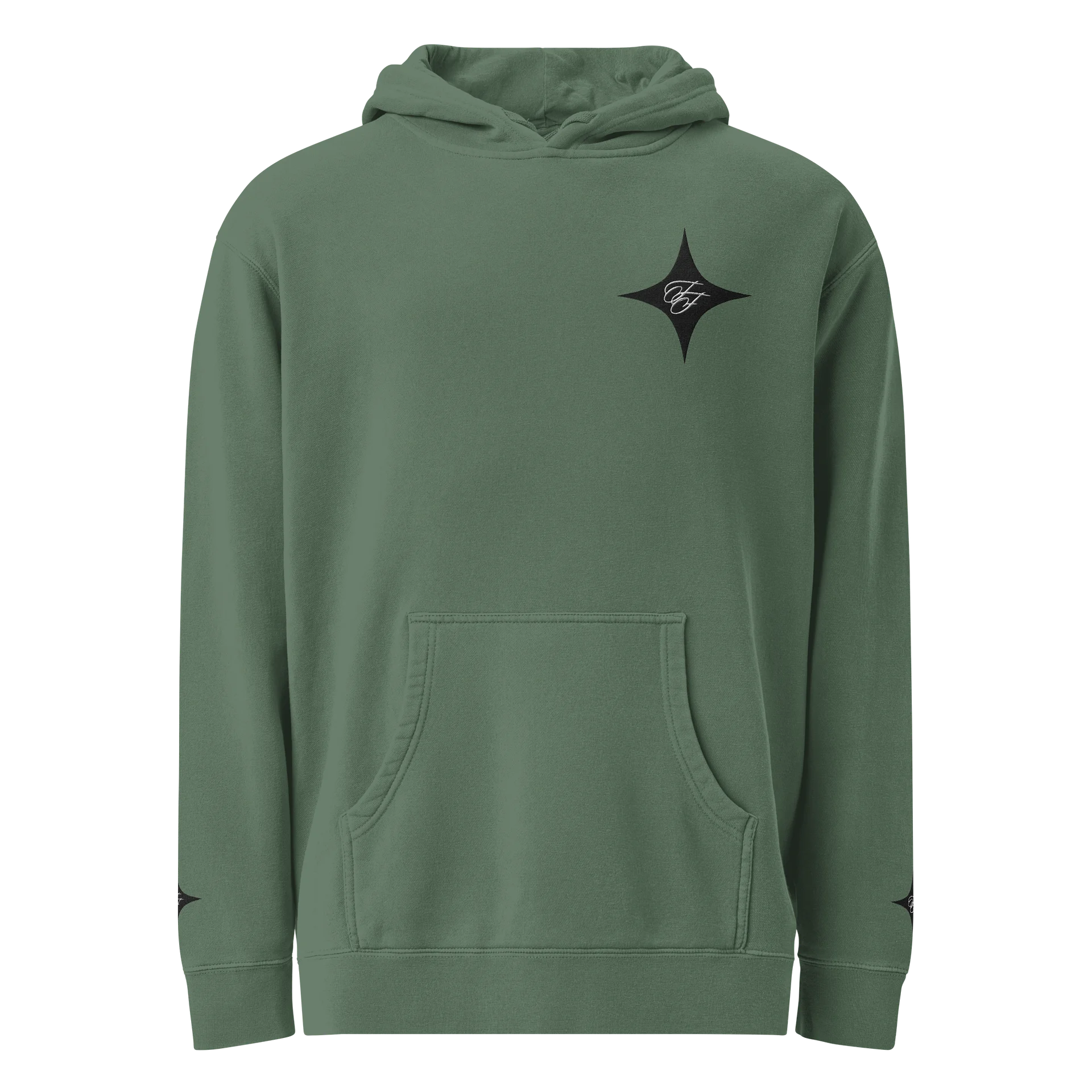 F&F Star Pigment Dyed Hoodie product image (1)