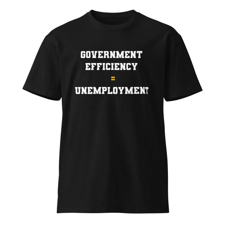 Government Efficiency = Unemployment product image (1)