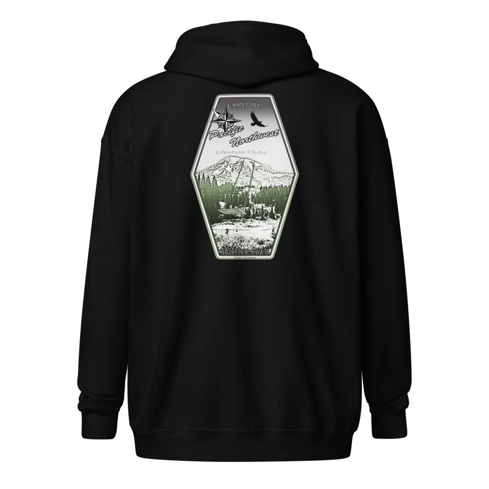 Explore PNW Lifestyle Clubs Zipper hoodie product image (1)