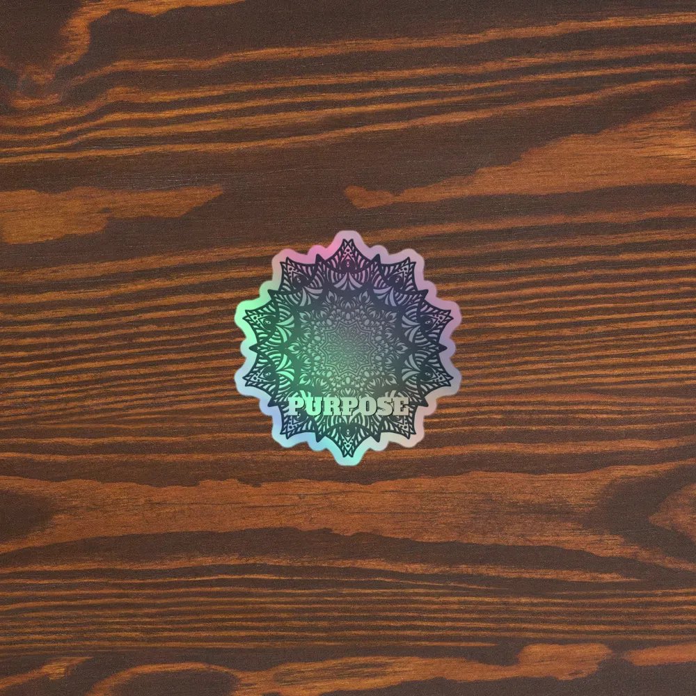 Purpose Mandala Holographic Sticker Set product image (6)
