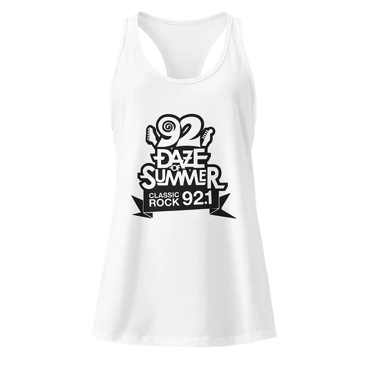 92 Daze of Summer Women's White Racerback Tank Top product image (1)