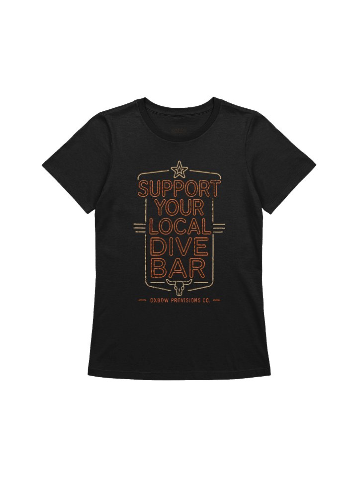 Support Your Local Dive Bar Boxy Tee product image (1)