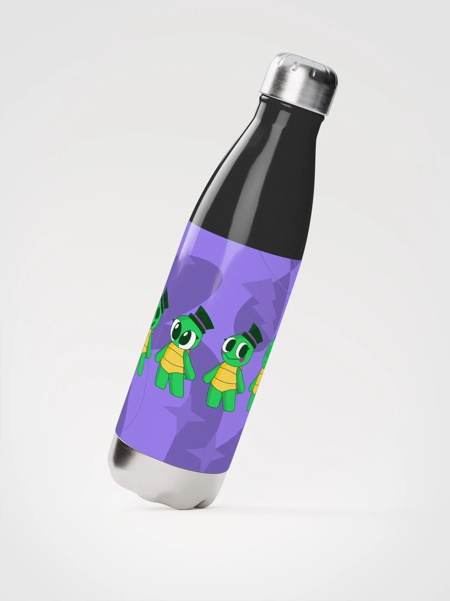 Turtle Emotes Water Bottle product image (2)