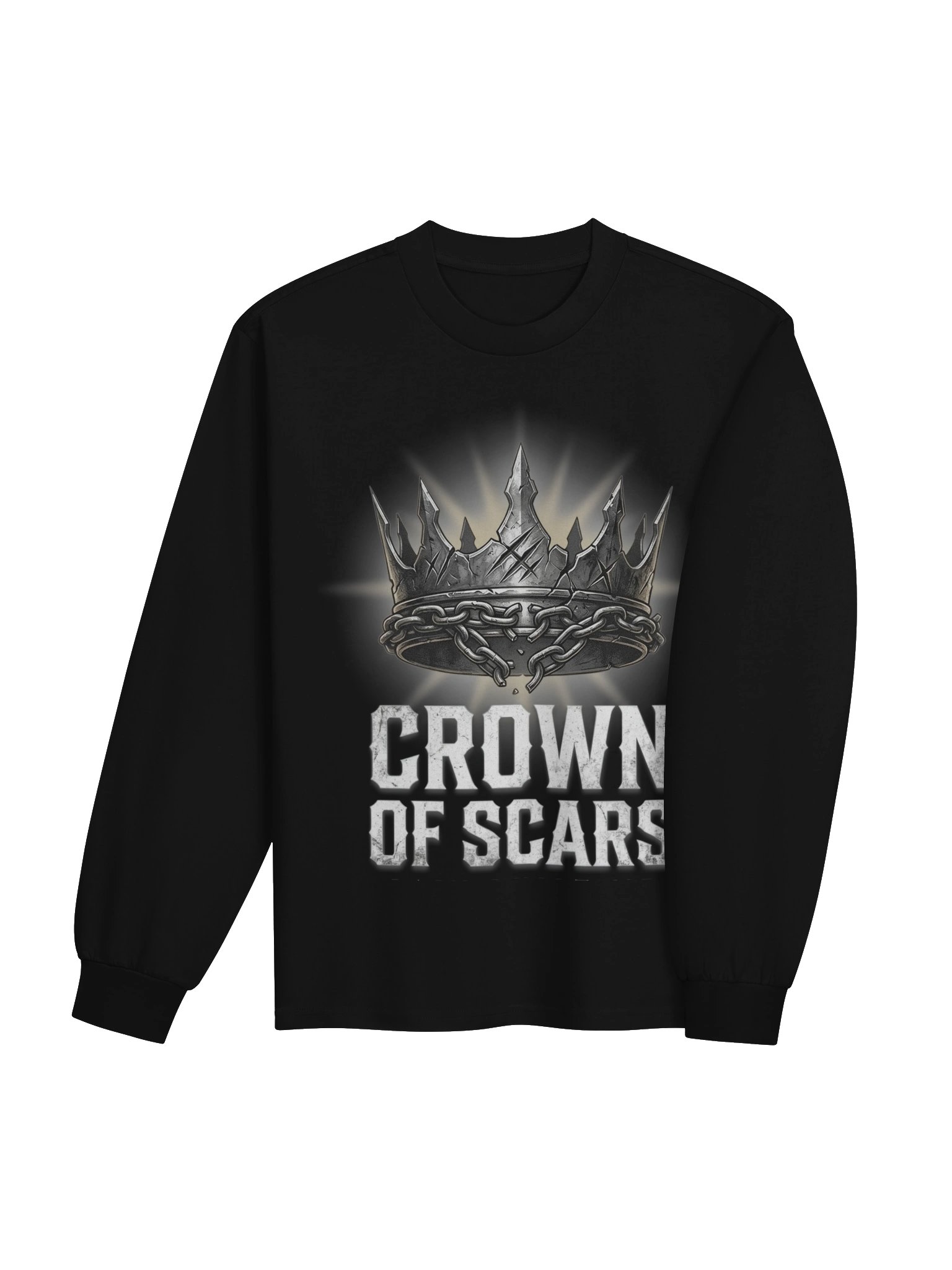 Crown of Scars Long Sleeve — Pain Built Me product image (3)