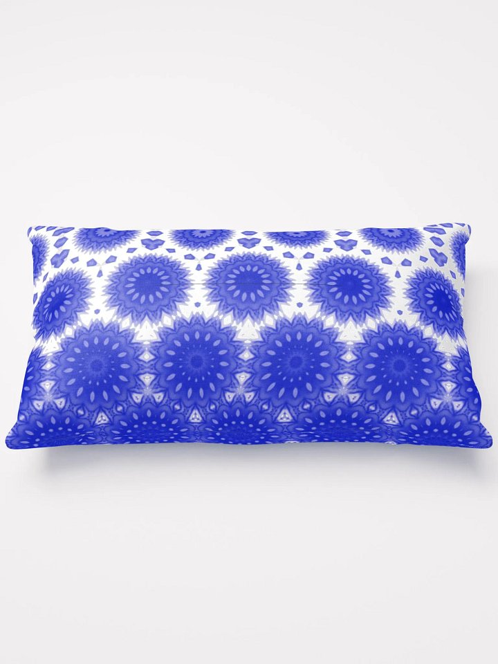 Blue & White Daisy Pillow product image (1)