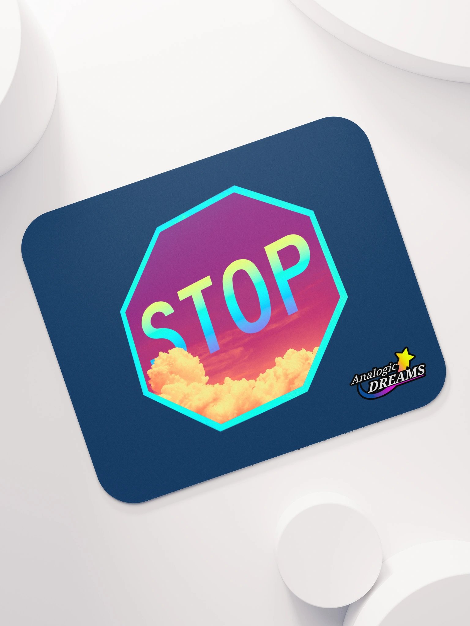 Stop Sign Clouds (Mouse Pad) product image (7)