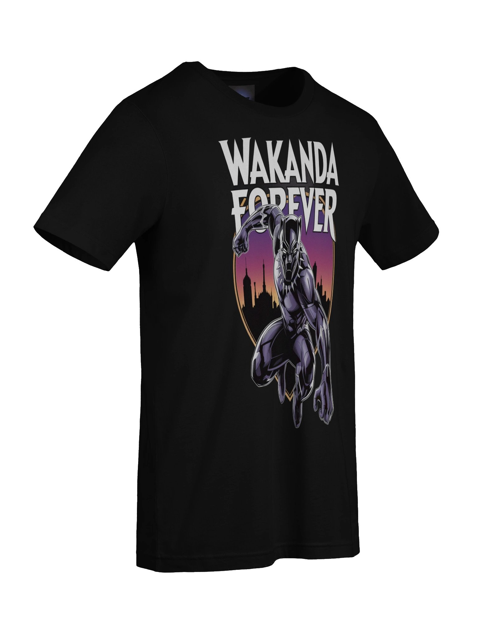 Black Panther Wakanda Eternal Supersoft T-Shirt – Vibranium Sunset Oath product image (9)