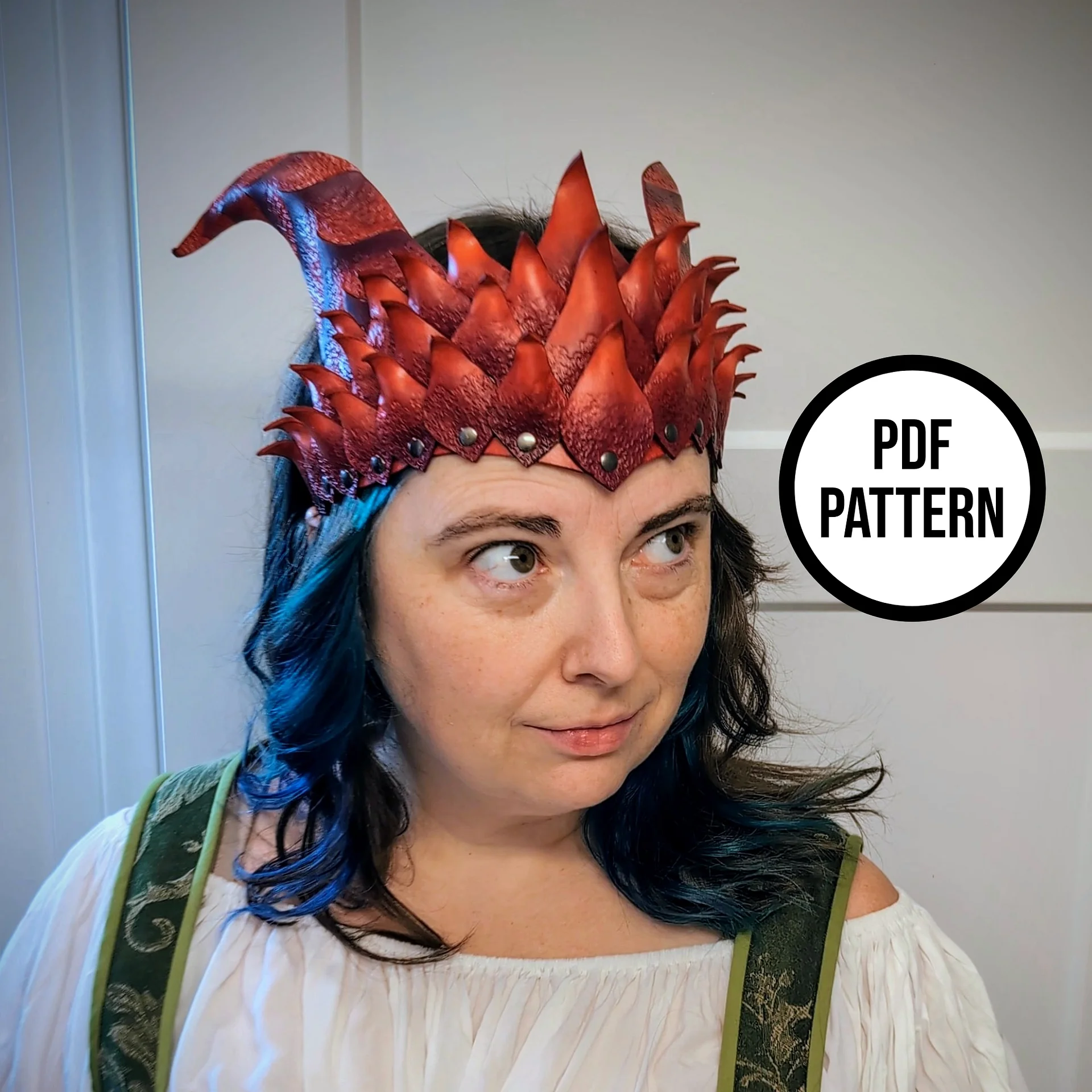 Dragon Crown - PDF Pattern for Leather product image (2)