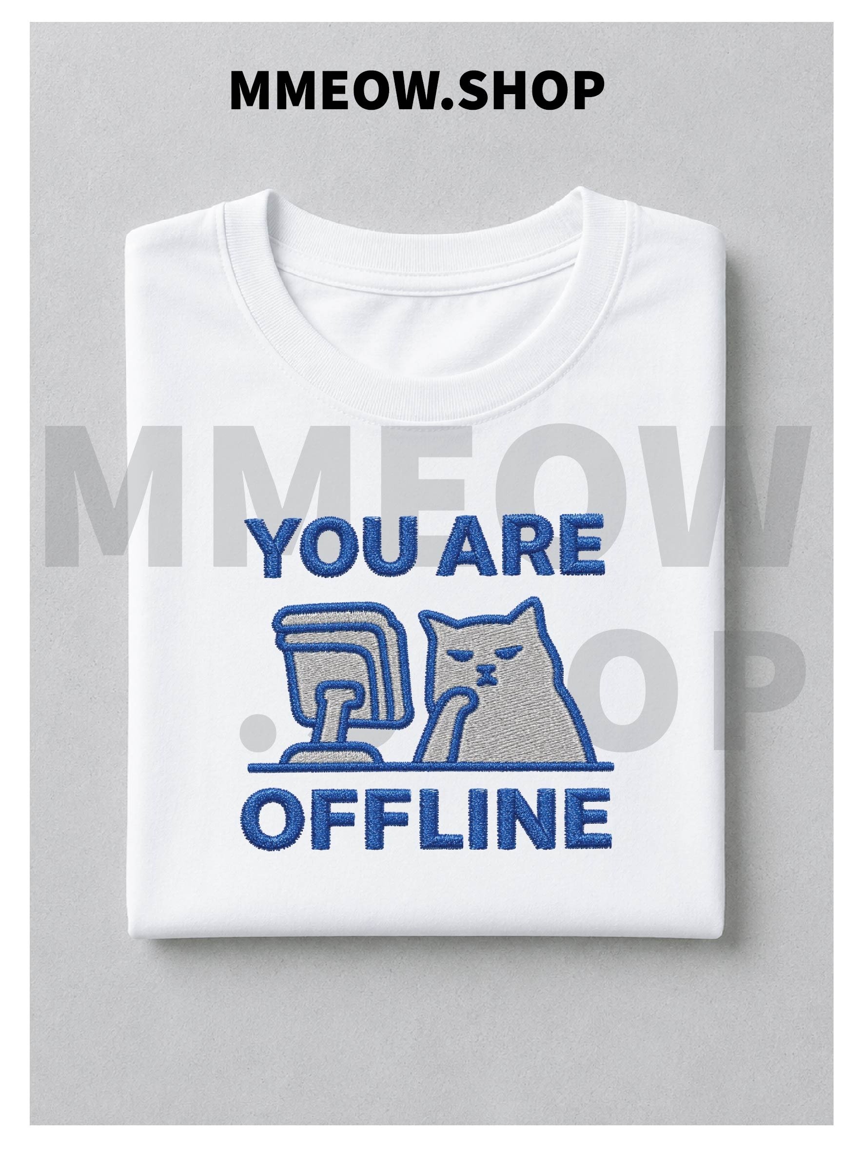 YOU ARE OFFLINE BOXY T - Shirt product image (5)